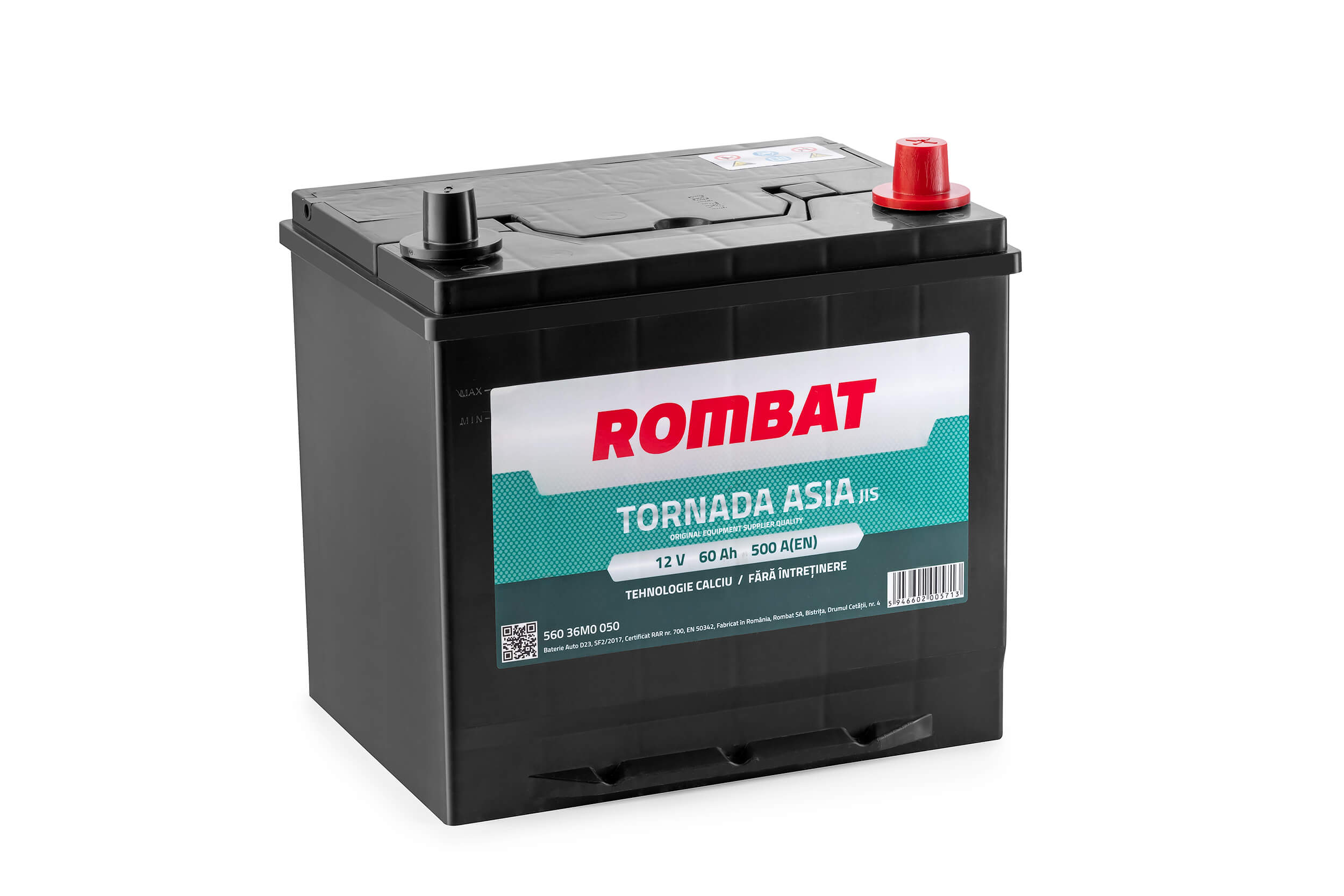 Baterie de pornire 560 36M0 050 ROMBAT